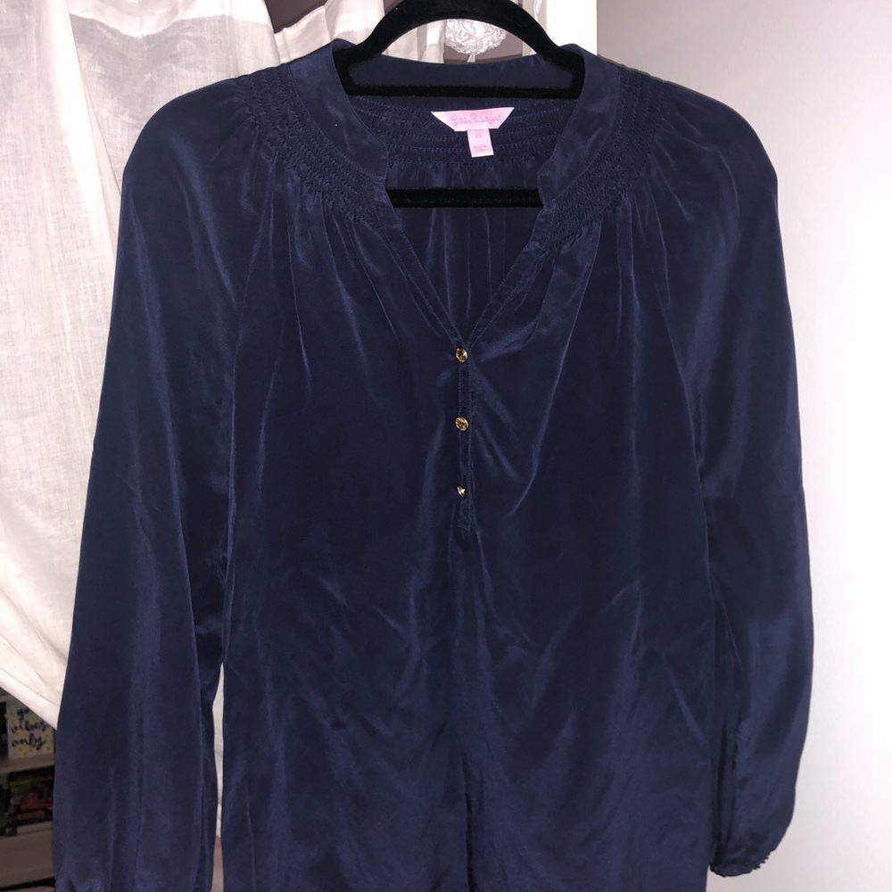 Lilly Pulitzer Silk Long Sleeve